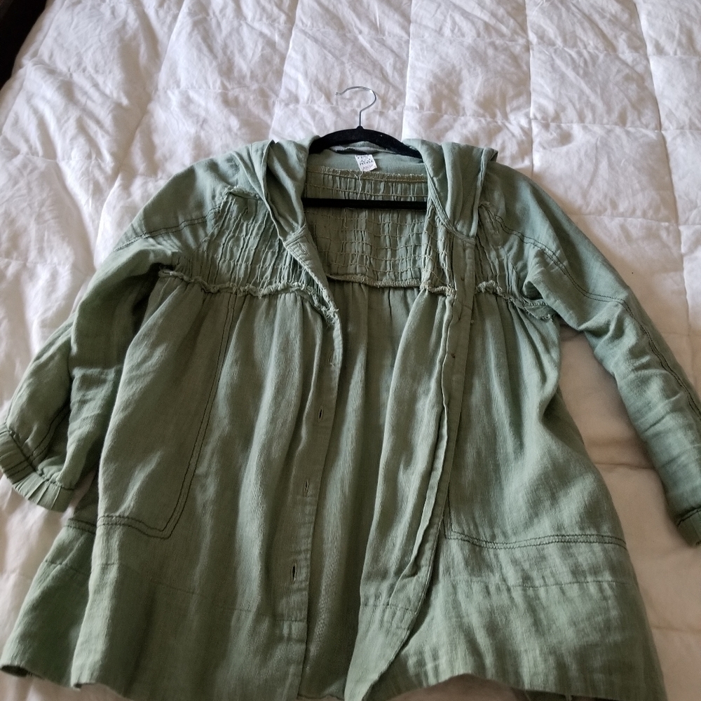 Free people button down top